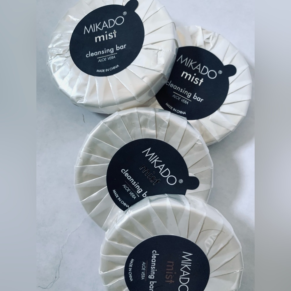 4 - Mikado mist cleansing bar soap aloe Vera approx 1oz each